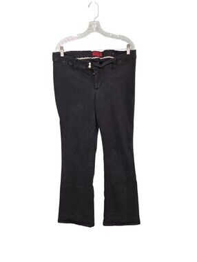 Tripp NYC Black Flare Jeans Womens Size 18 Tall Punk Rock Grunge Skater